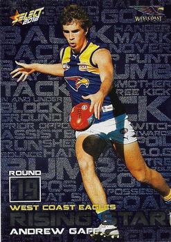 2012 Select AFL Champions - Rising Star #RS19 Andrew Gaff Front
